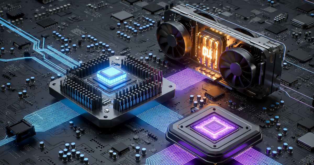 Modern AI PC motherboard showing integrated neural processing unit for on-device AI acceleration