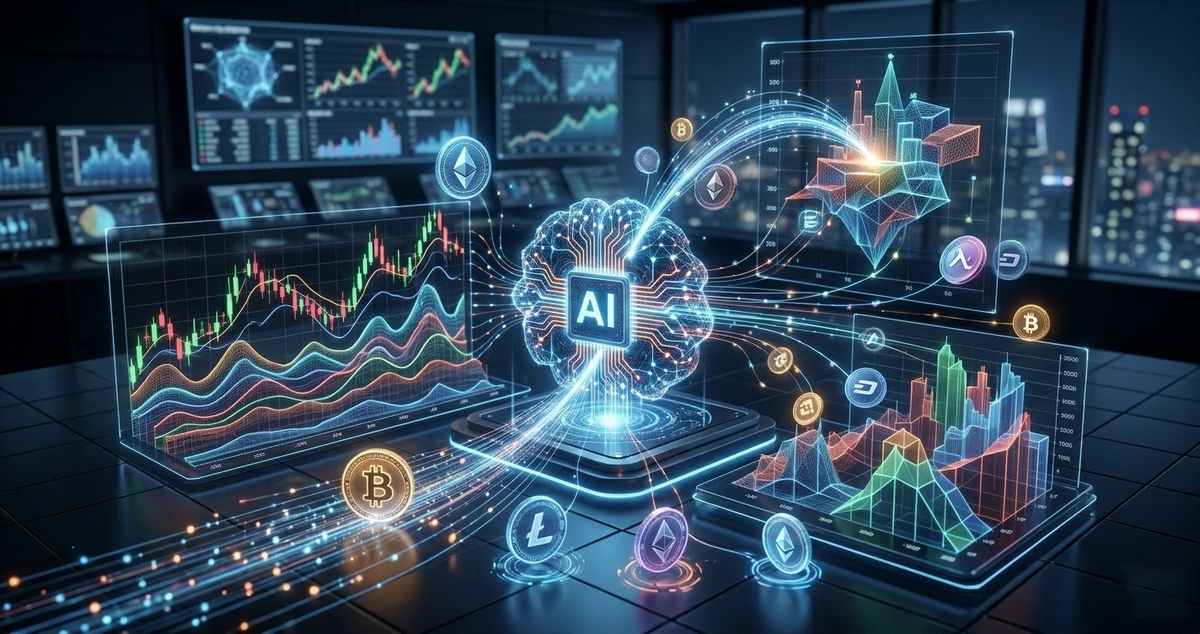 AI agent monitoring cryptocurrency markets and managing portfolio allocations autonomously